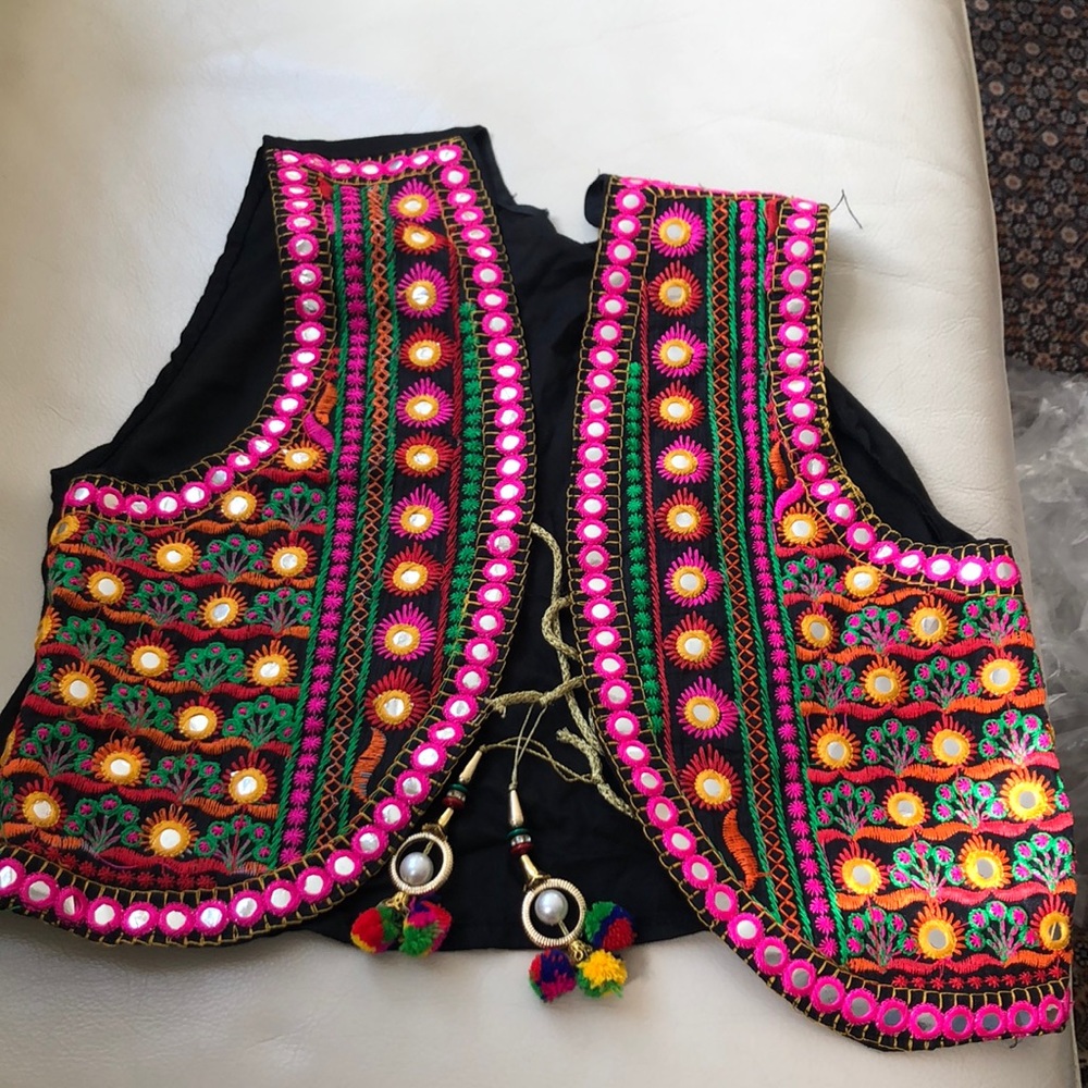 Afghan mirror vest